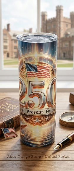 20oz Tumbler "Legacy of Freedom" – 250th Anniversary Collector's Edition