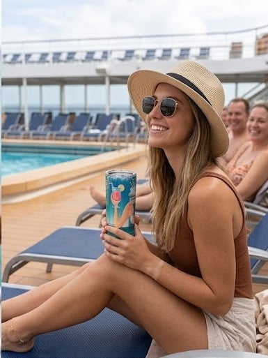 "Cruise Life" Tumbler – Collectible Beach-Themed Design for Cruise and Sea Lovers