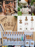 Personalized Dog Breed Wooden Keychains & Plaques | Handmade