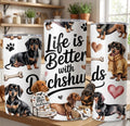 "Life is Better with Dachshunds" Insulated Tumbler 20oz – Dog Lover Special Edition