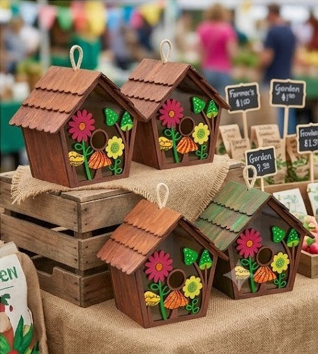 Handcrafted Birdhouse – Eternal Spring in Reclaimed Wood