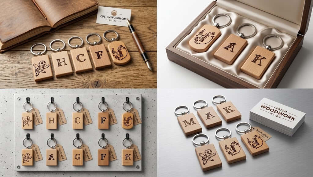 Custom Wood Keychain,Laser Engraved Keychain, Wooden Keychain, Engraved Wood Tag, Natural Wood Keychain, Personalized Keychain
