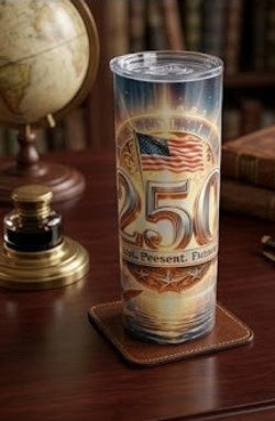 20oz Tumbler "Legacy of Freedom" – 250th Anniversary Collector's Edition