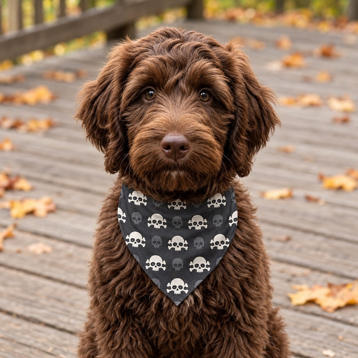 Skull Bandana for Rocker Dogs