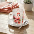 Tropical Flamingo Mug — Imagen cuadrada 1:1